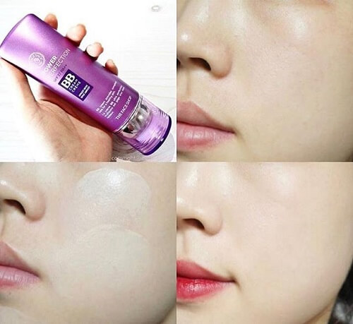 Kem nền The Face Shop giúp da bật tông rõ rệt