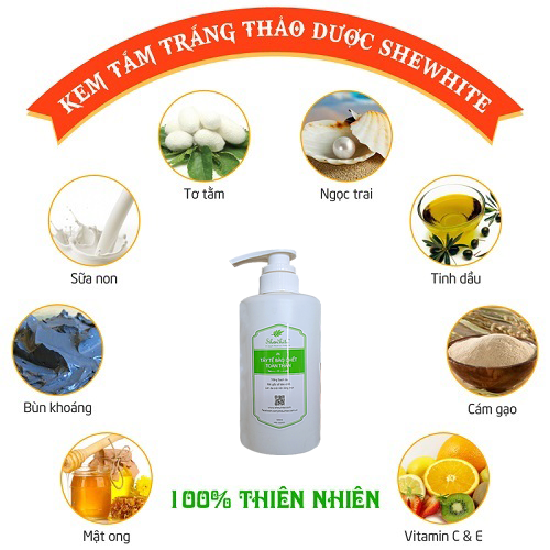 Sữa tắm trắng da toàn thân Shewhite.