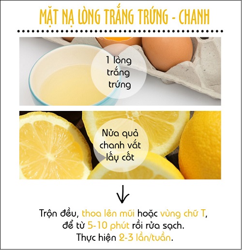 Trứng gà chính là thuốc trị mụn cám hiệu quả