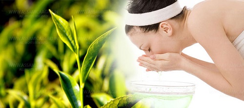 Trà xanh giúp kháng khuẩn, chống viêm và trị mụn cực tốt