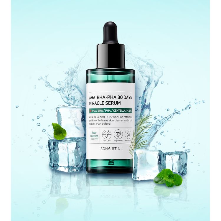 Serum 30 Days Miracle cũng có công thức phức hợp từ AHA-BHA-PHA Serum 30 Days Miracle cũng có công thức phức hợp từ AHA-BHA-PHA